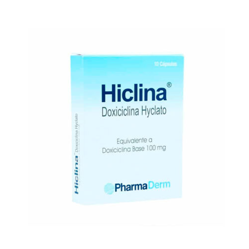 Hiclina 100 gr caja por 10 tabletas