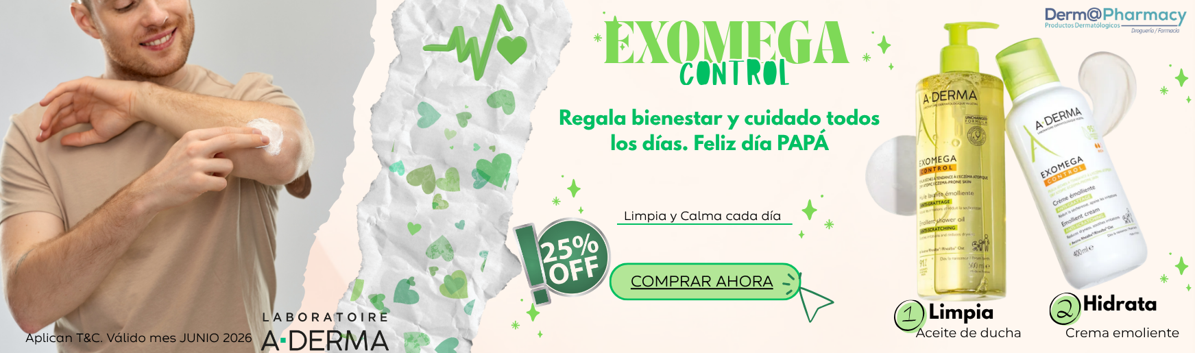 EXOMEGA DIA DEL PADRE DESCUENTO